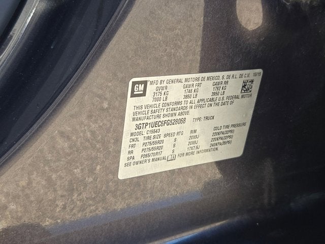 2015 GMC Sierra 1500 SLE