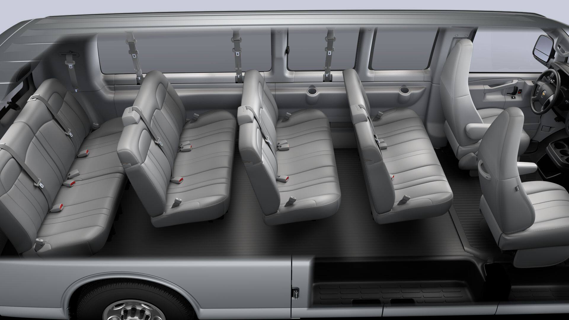 2024 Chevrolet Express Passenger 3500 3500 Extended Wheelbase Rear-Wheel Drive 1LS