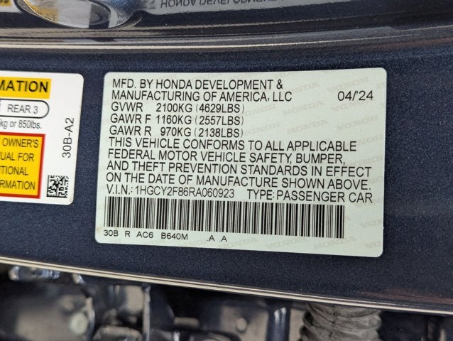 2024 Honda Accord Hybrid Touring