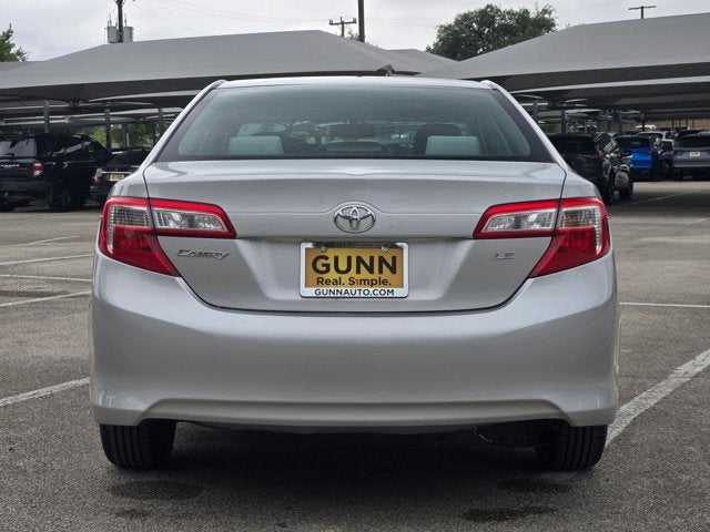 2012 Toyota Camry 4dr Sdn I4 Auto LE