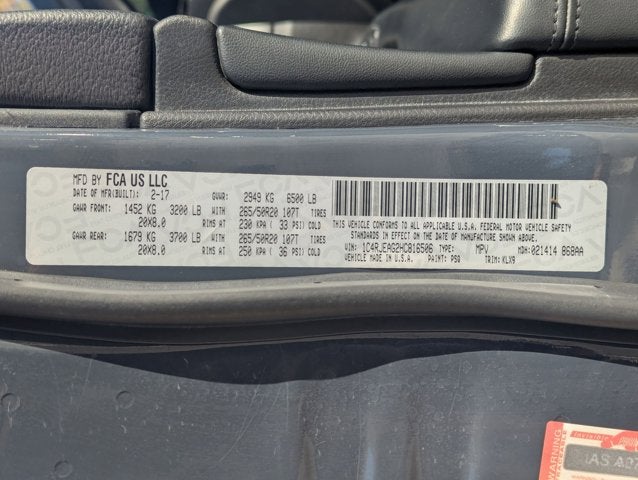 2017 Jeep Grand Cherokee Altitude