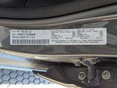 2020 RAM 1500 Lone Star