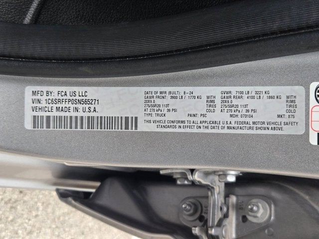 2025 RAM 1500 Lone Star