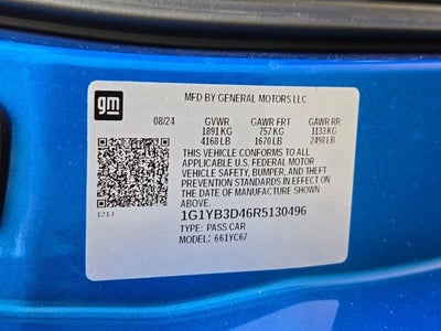 2024 Chevrolet Corvette 2LT