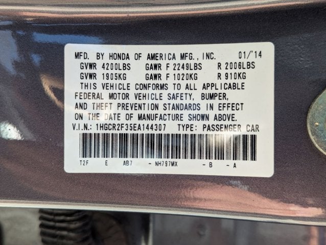 2014 Honda Accord Sedan LX