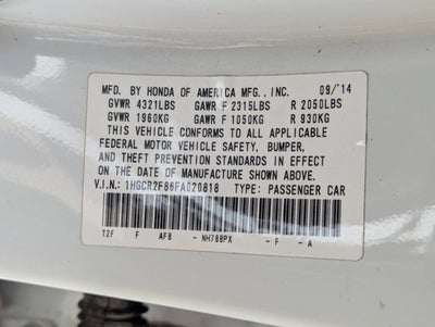 2015 Honda Accord Sedan EX-L