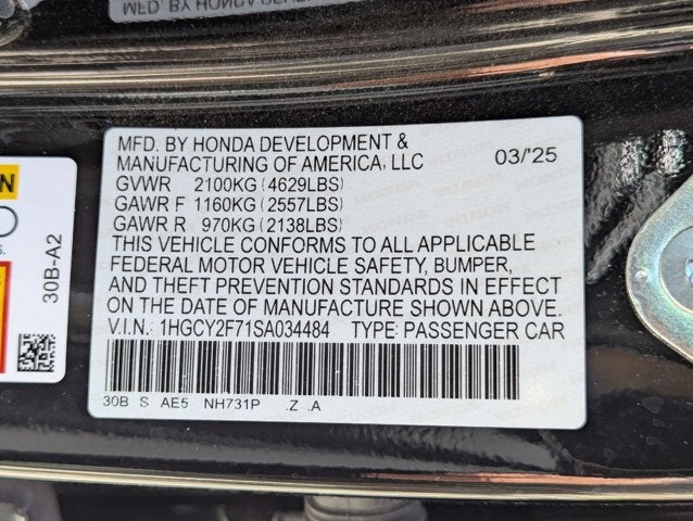 2025 Honda Accord Hybrid Sport-L