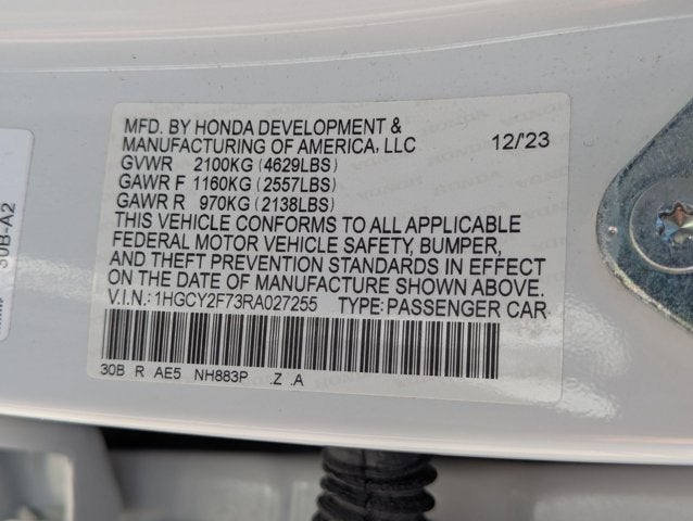 2024 Honda Accord Hybrid Sport-L