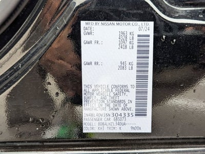 2025 Nissan Altima SV