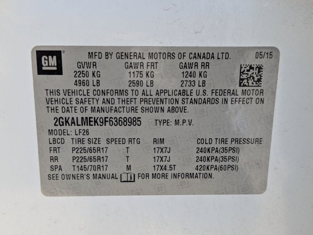 2015 GMC Terrain SLE