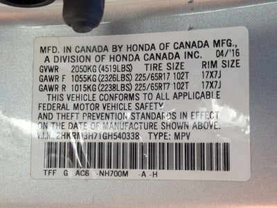 2016 Honda CR-V EX-L