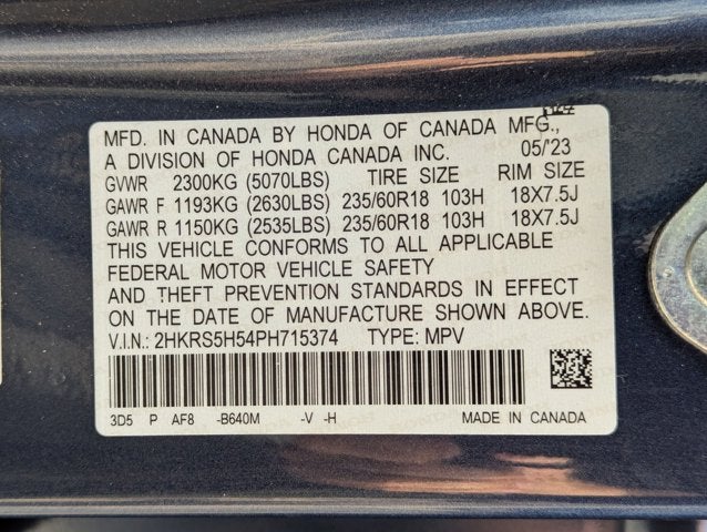 2023 Honda CR-V Hybrid Sport