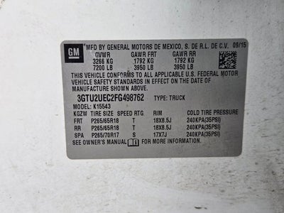 2015 GMC Sierra 1500 SLE