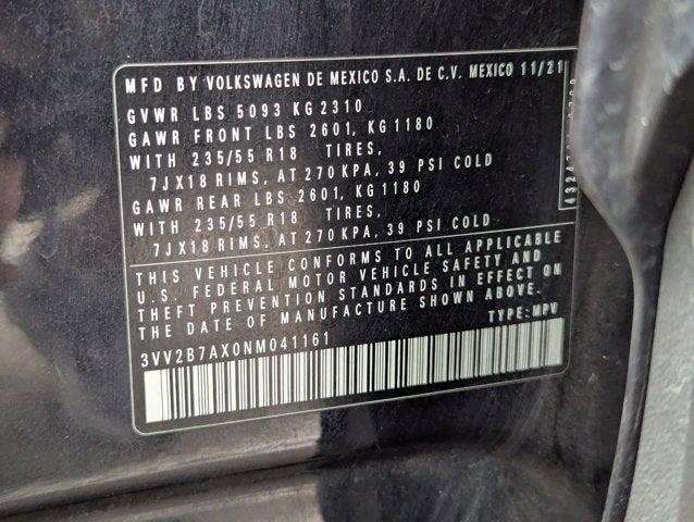 2022 Volkswagen Tiguan SE