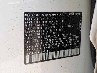 2019 Volkswagen Tiguan Base