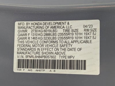 2023 Honda Odyssey Touring