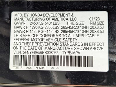 2023 Honda Passport EX-L