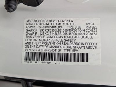 2024 Honda Passport Black Edition