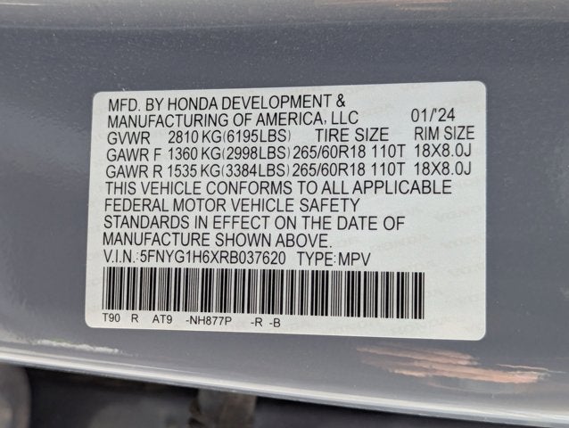 2024 Honda Pilot TrailSport