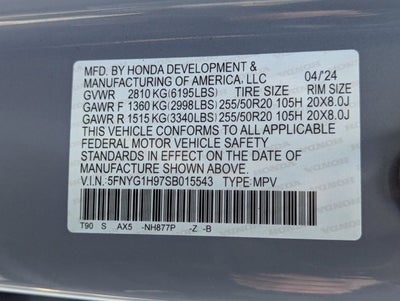 2025 Honda Pilot Black Edition