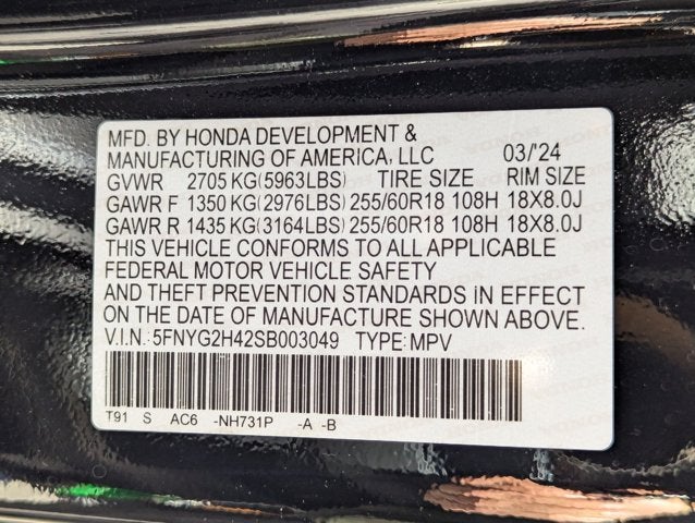 2025 Honda Pilot Base