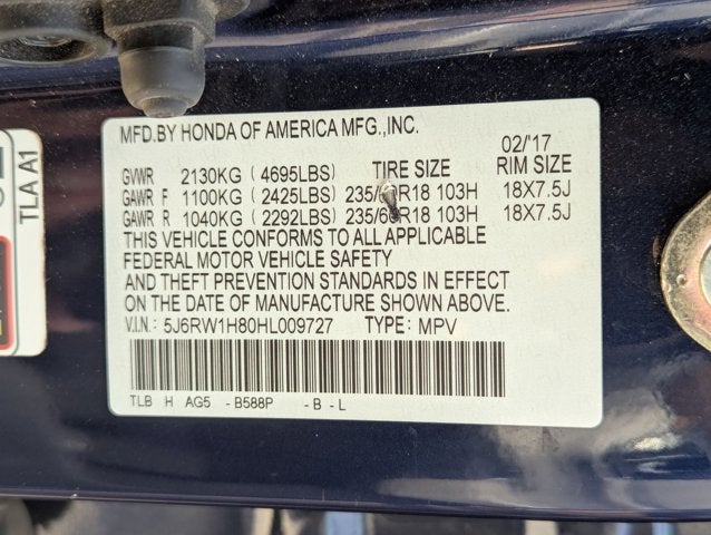 2017 Honda CR-V EX-L