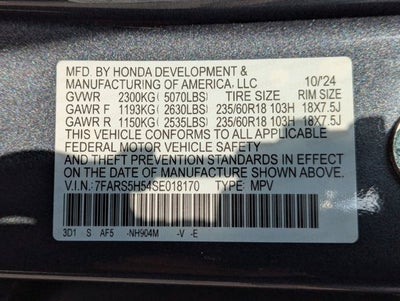 2025 Honda CR-V Hybrid Sport