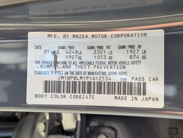 2023 Mazda Mazda3 Hatchback 2.5 S Carbon Edition