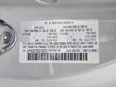 2016 Mazda Mazda MX-5 Miata Grand Touring