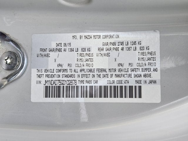 2016 Mazda Mazda MX-5 Miata Grand Touring