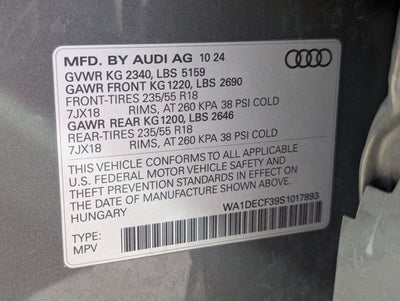 2025 Audi Q3 S line Premium