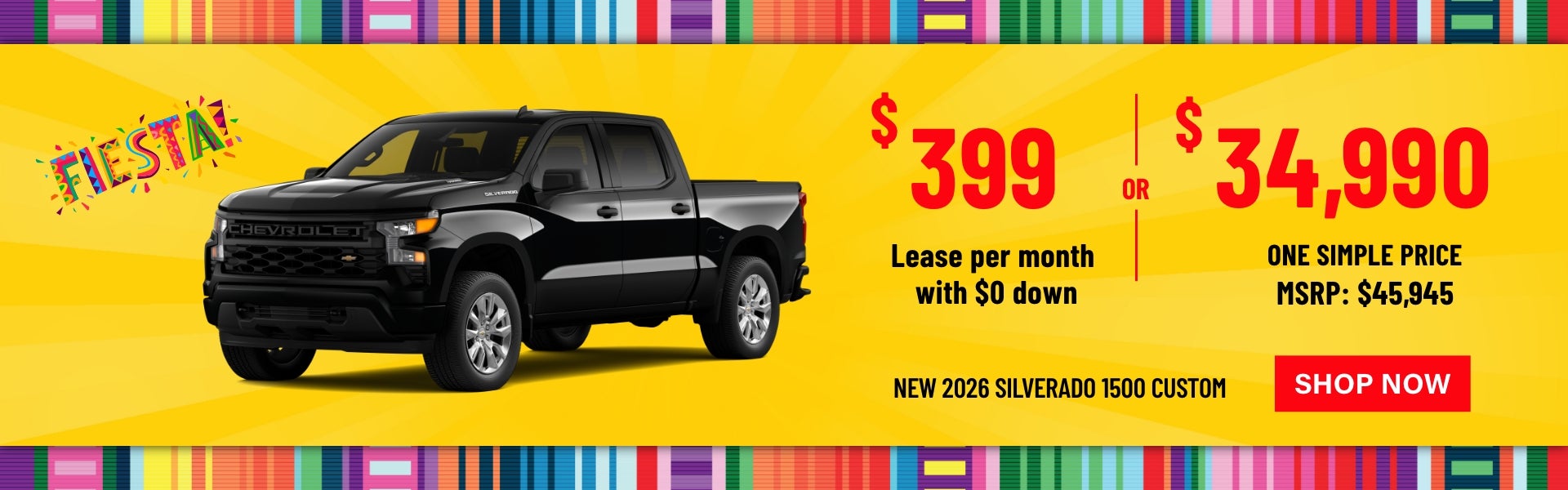 Silverado 1500 Custom banner