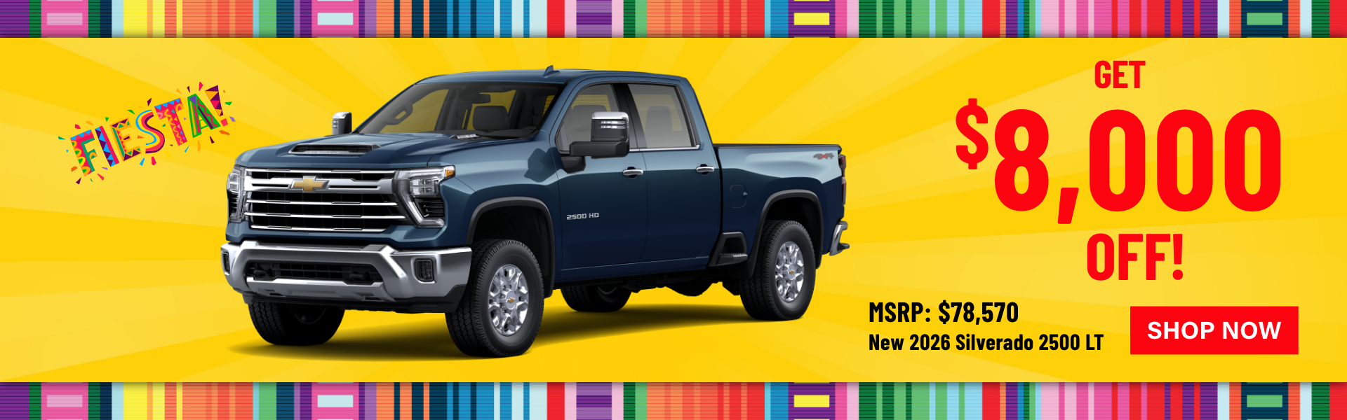 Silverado 2500 LT banner