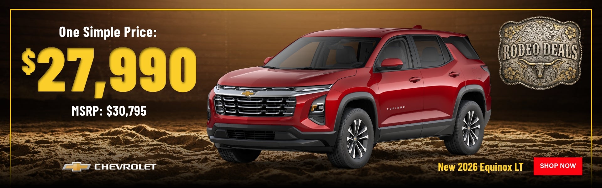 Gunn Chevrolet Equinox banner