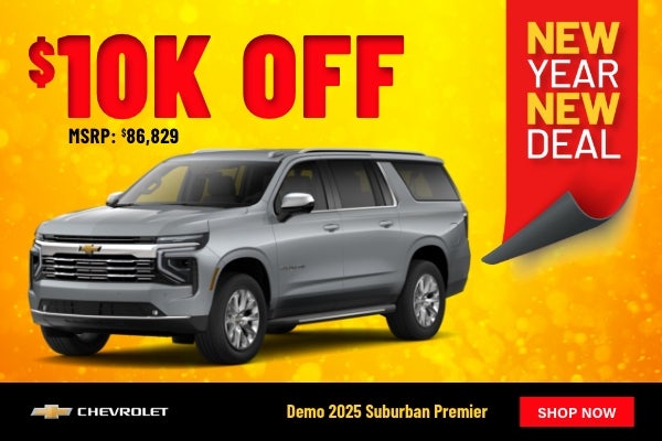 Gunn Chevrolet Suburban sales banner