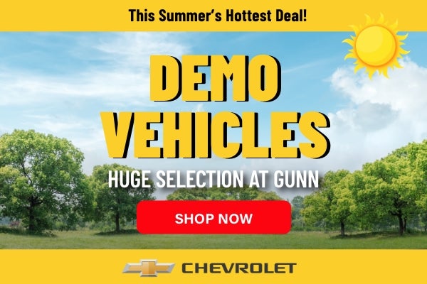 Demo vehicle banner