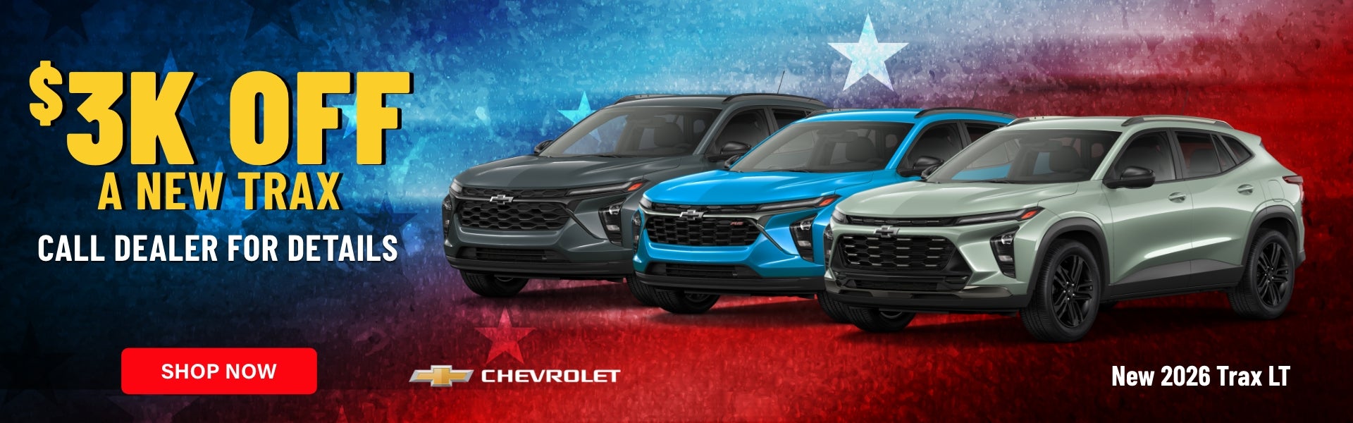 Gunn Chevy Trax LT banner