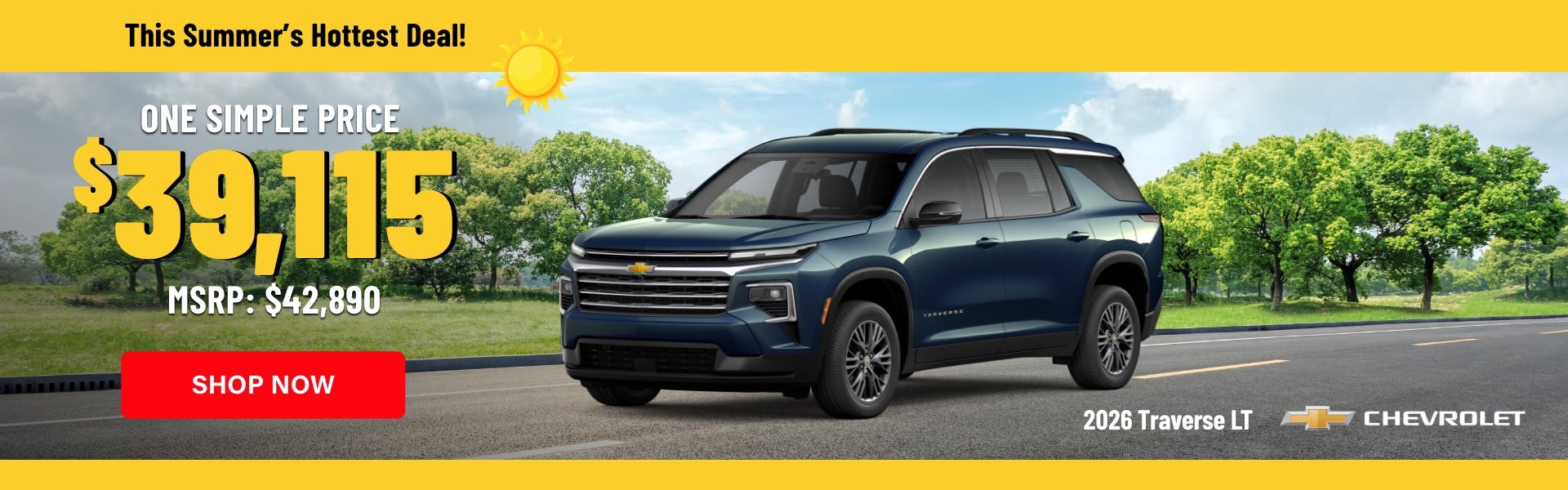 Chevrolet Traverse Banner