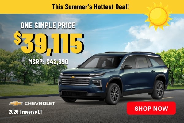 Chevrolet Traverse Banner