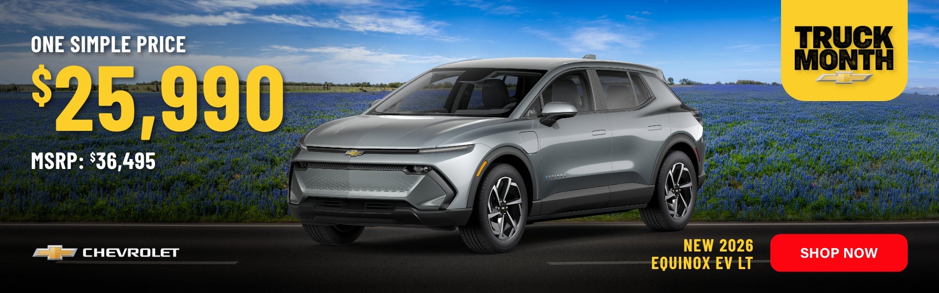 Gunn Chevrolet Equinox EV banner