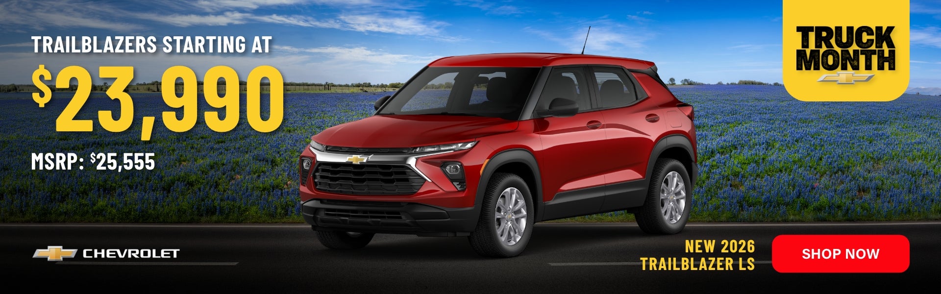 Gunn Chevrolet Trailblazer banner