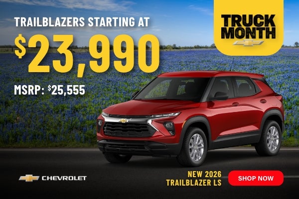 Gunn Chevrolet Trailblazer banner