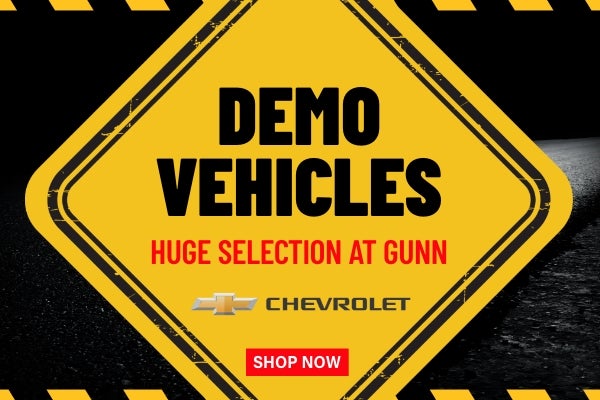 Demo vehicle banner