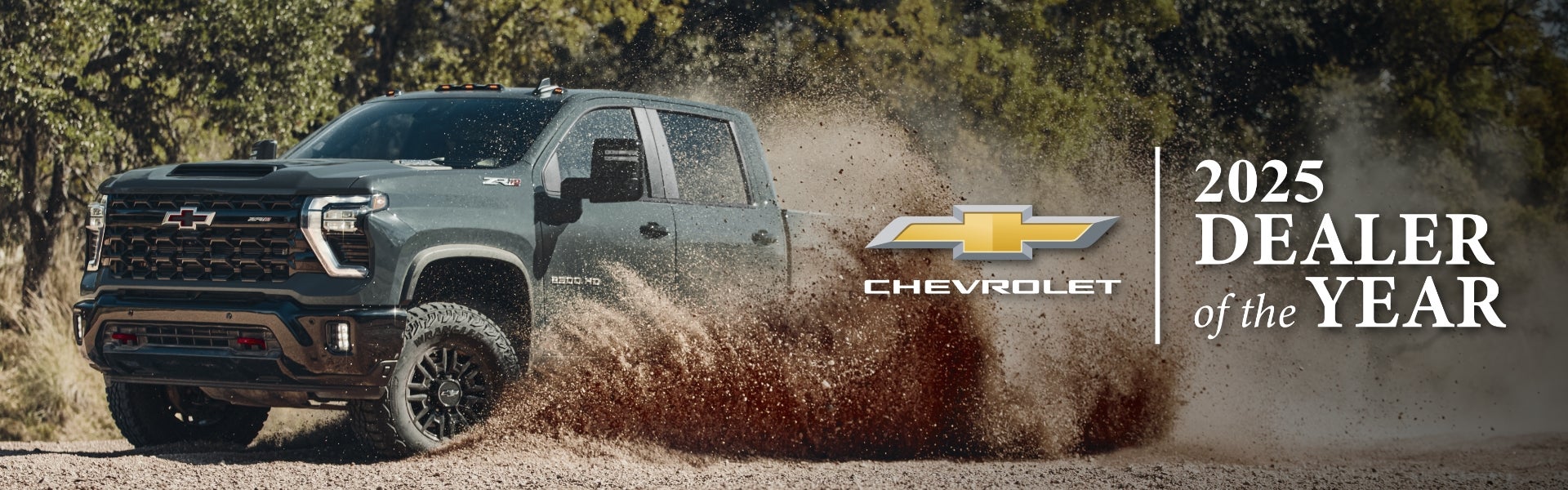 Chevrolet Truck dealer of the year banner