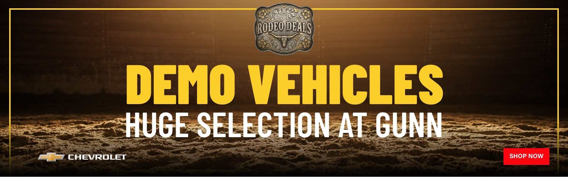 Gunn Chevrolet demo banner