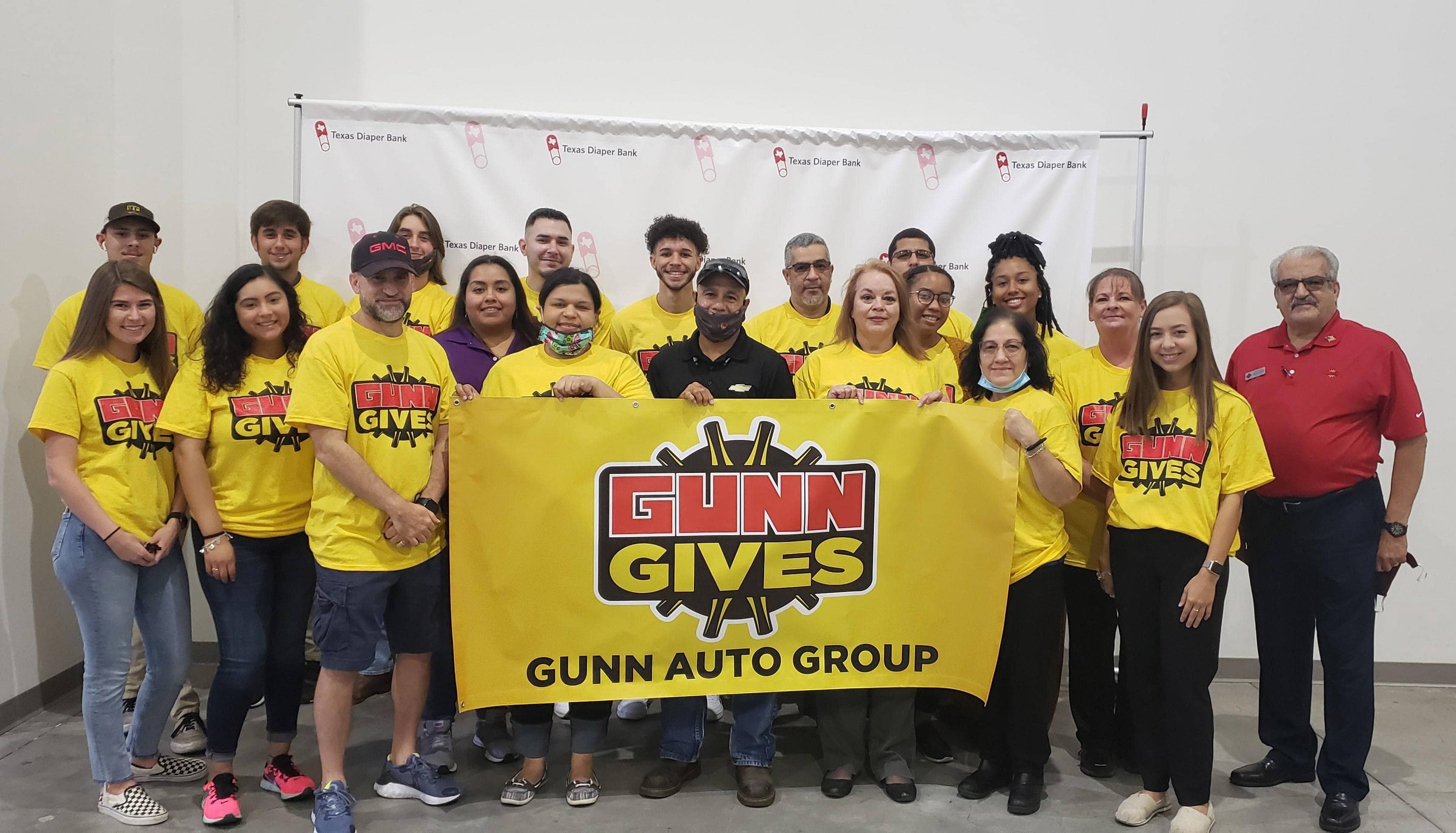 Top Gunns at the Texas Diaper Bank