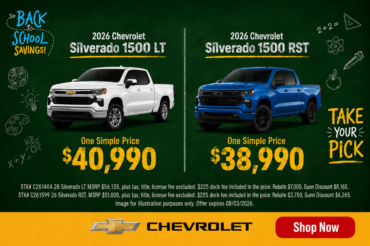 Gunn Chevrolet Silverado 1500 banner