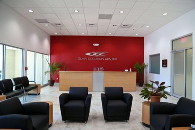 Interior image of a Gunn Chevrolet collision center in San Antonio, TX